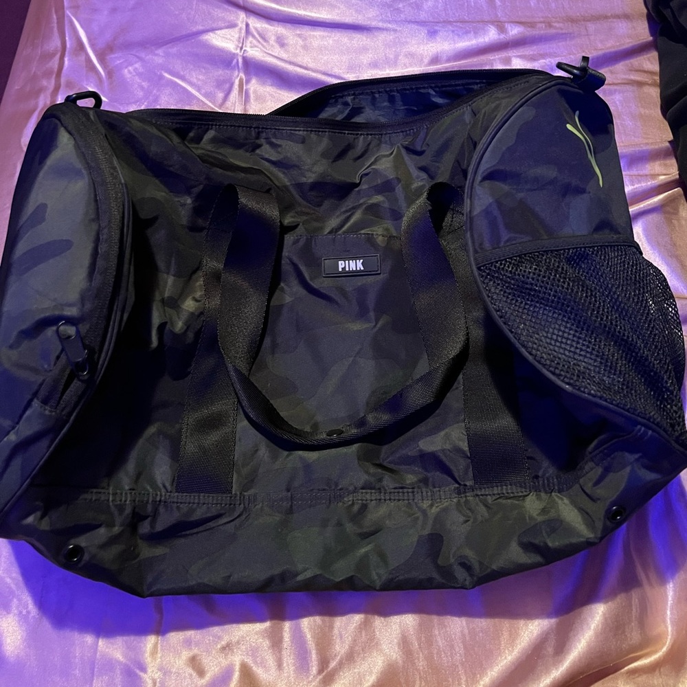 Victoria Secret Pink Camo Duffle Bag